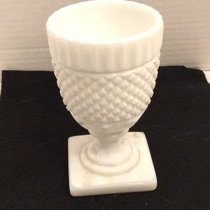 Vintage Westmoreland milk glass goblet